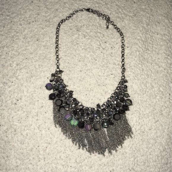 Silver statement necklace - Picture 1 of 1